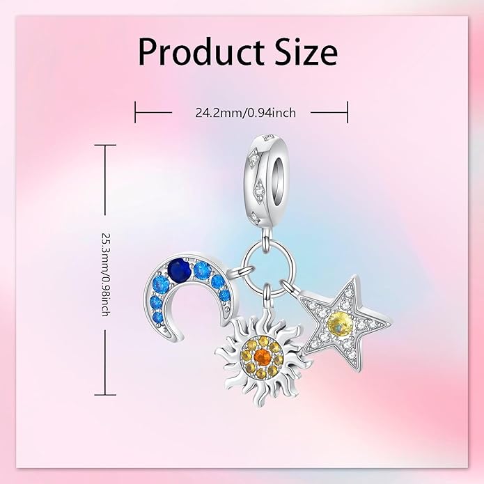 Bible Family Mom Wife Love Heart Dangle Charm 925 Sterling Silver Charms fits Bracelets and Necklace Pendant Bead Charms Jewelry Present for Women Family Friends