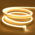 Lamomo LED Neon Rope Lights, 16.4ft/5m Warm White Light Strip 0.39in/Cut by Lamomo