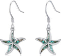 Ocean Earrings 925 Sterling Silver Turquoise Sea Animal Dangle Drop Earrings Beach Themed Jewelry Gifts for Women Girls