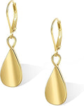 925 Sterling Silver Teardrop Dangle Earrings for Women Leverback Drop Dangle Earrings Jewelry Hypoallergenic Sterling Silver Teardrop Earring for Women Gifts