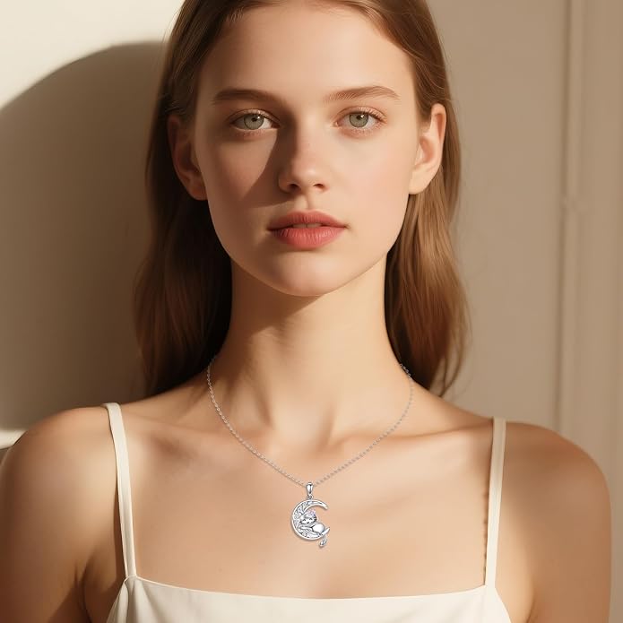 Animal Necklace for Women Necklace 925 Sterling Silver Cute Animal Pendant Necklaces Jewelry Gifts
