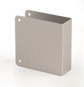 Door Knob Reinforcement Plate, Satin Nickel, Fits 1-3/8" Doors, Lock and Knob by NAUBEA