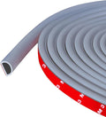 Weather Stripping Door Seal, Self Adhesive Silicone D Shaped Weather Strip by Protalwell