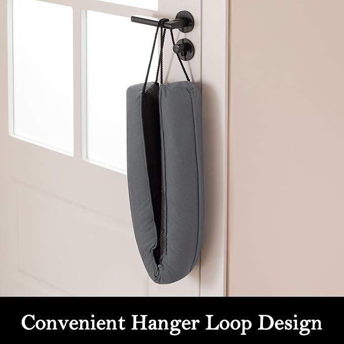 Sunolga Door Draft Stopper, Removable Washable Cover, Blocks Hot and Cold Air - Image 5