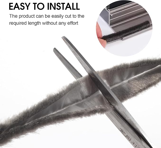 16 Ft 196 Inch Sliding sash Windows Doors Tape Pile Draught excluder Brush Seal - Image 7