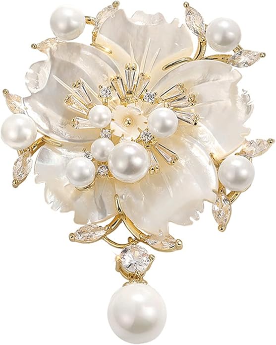 Brooch Pins For Women Fashion, Flower Brooches Jewelry For Women Floral Series Brooches And Pins Designer Lady's Costume