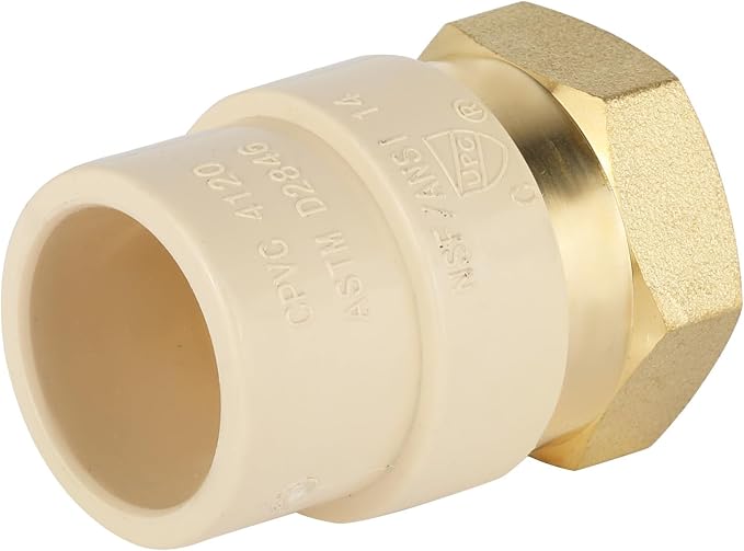 5 Pack EFIELD CPVC Female Transition Adapter, 3/4"Slip x 3/4" FNPT | Female - Image 4