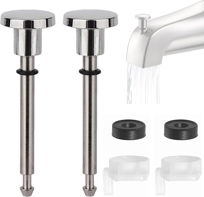 2 Set Universal Tub Spout Diverter Repair Kit Parts, Includes 2 x Diverter by ZVJV