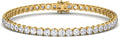 0.50-15 Carat Lab Grown Classic Diamond Tennis Bracelet 4 Prong Setting Luxury Collection (F-G Color, SI Clarity) Length- 7 Inch