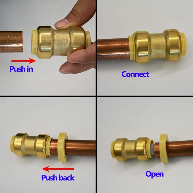 Pex fitting 3/4" Push Fit Plumbing Tee, Pex Fititng Push-to-Connect Plumbing - Image 7
