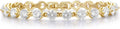 14K Gold Filled Tennis Bracelet for Women-3mm,4mm 5mm CZ Stone Classic Gold Bracelet for Women, Valentines, Mothers, Christmas Jewelry Gift for Women