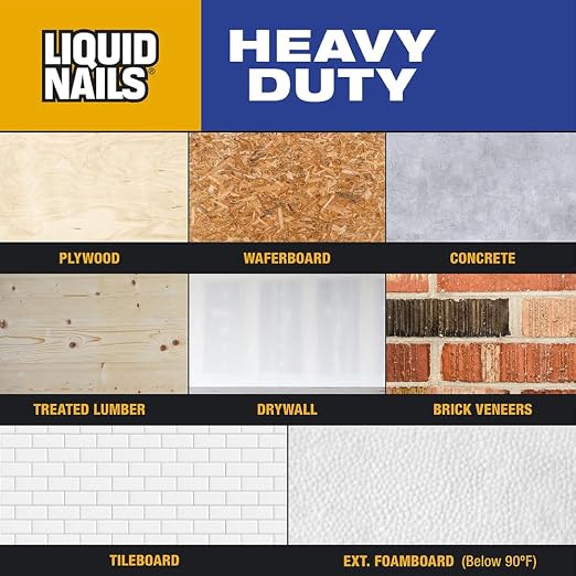 Liquid Nails Heavy Duty 10 oz. Tan Solvent-Based Construction Adhesive - Image 5