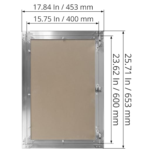 16" x 24" Waterproof Drywall Access Panel, Tileable and Paintable Ceiling and - Image 5