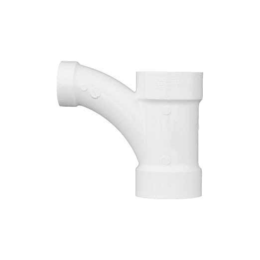 CHARLOTTE PIPE 3 x 3 x 2 DWV Comb WYE & 1/8 Bend ONE PC DWV - Image 5