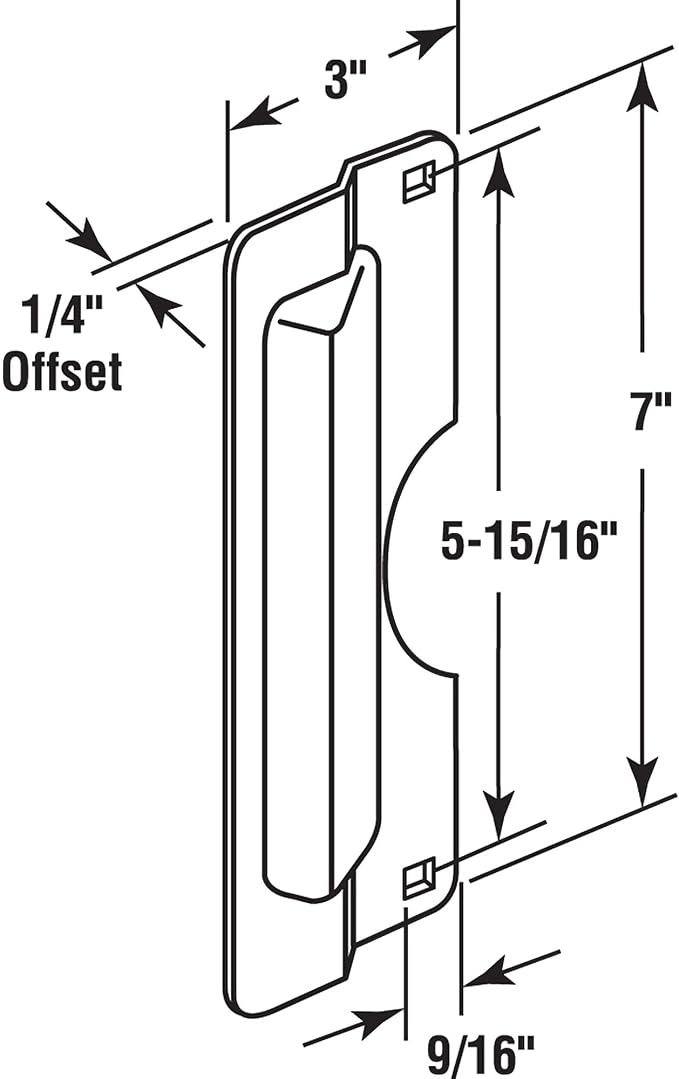 Prime-Line U 9496 Latch Guard Plate Cover – Protect Against Forced Entry - Image 5