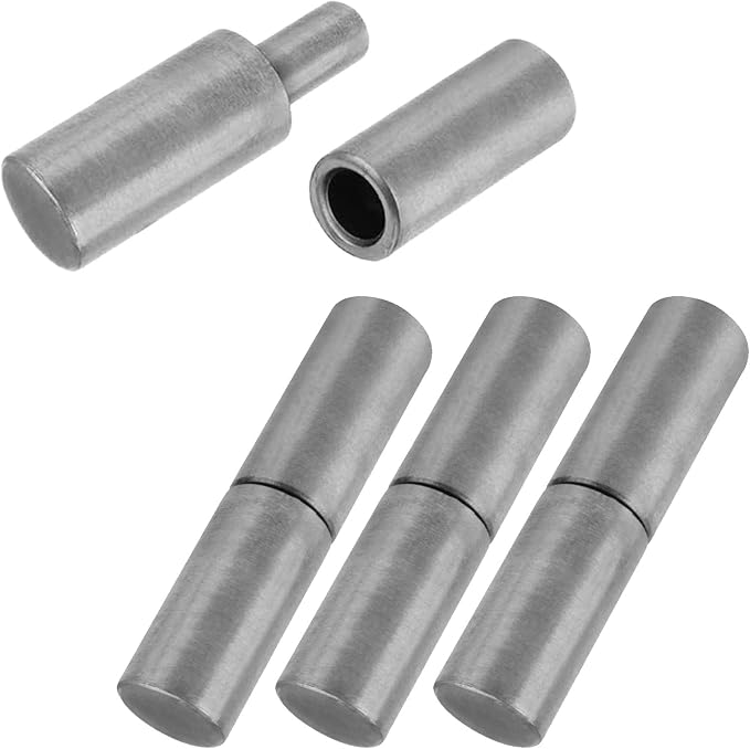 4 PCS Weldable Barrel Hinges Weld On Bullet Door Hinge 3" x 3/4" Heavy Duty by YSKmanhuo