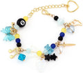 Black 8 Ball Charm Bracelet - Y2K Bow Dopamine Leaf Star Bracelets - Gift for Sister Bestie Friend