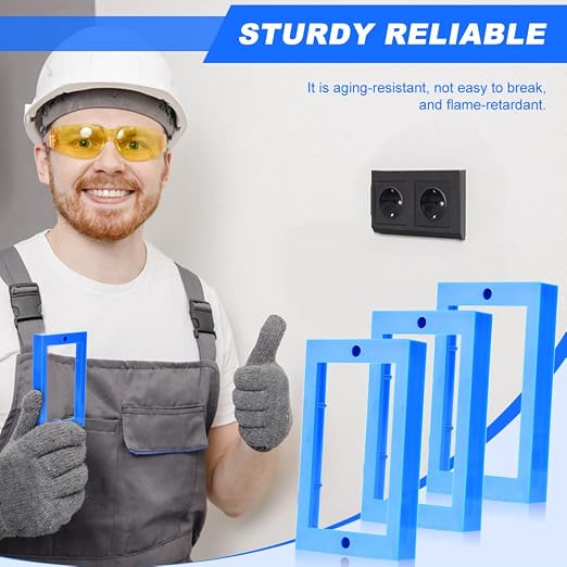 3Pcs 1/2" Single Gang Outlet Box Extenders, Electrical Box Extender Receptacle - Image 6