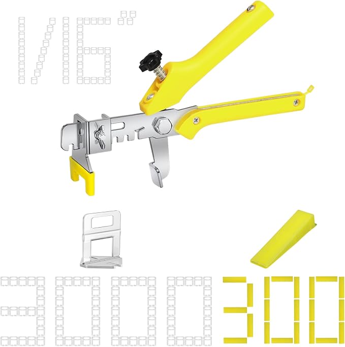 Storystore 1/16 Inch Tile Leveling System, 3000 tile Spacers and 300 Wedges | - Image 2