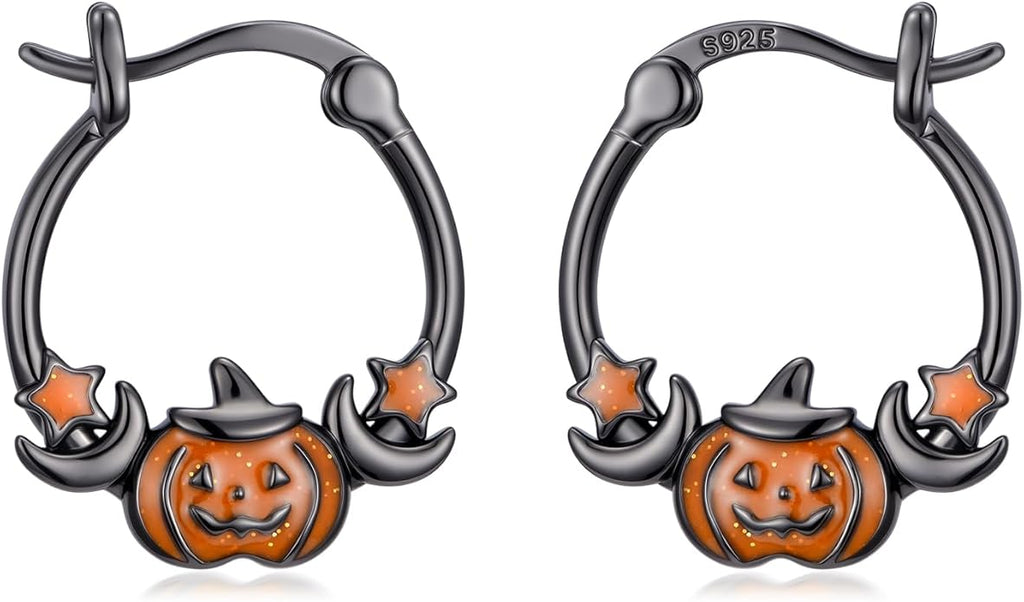 JUSTKIDSTOY Hypoallergenic Panda/Unicorn/Hummingbird/Dolphin Hoop Earrings for Women 925 Sterling Silver Animal Huggie Hoop Earrings Jewelry Gifts for Sensitive Ears
