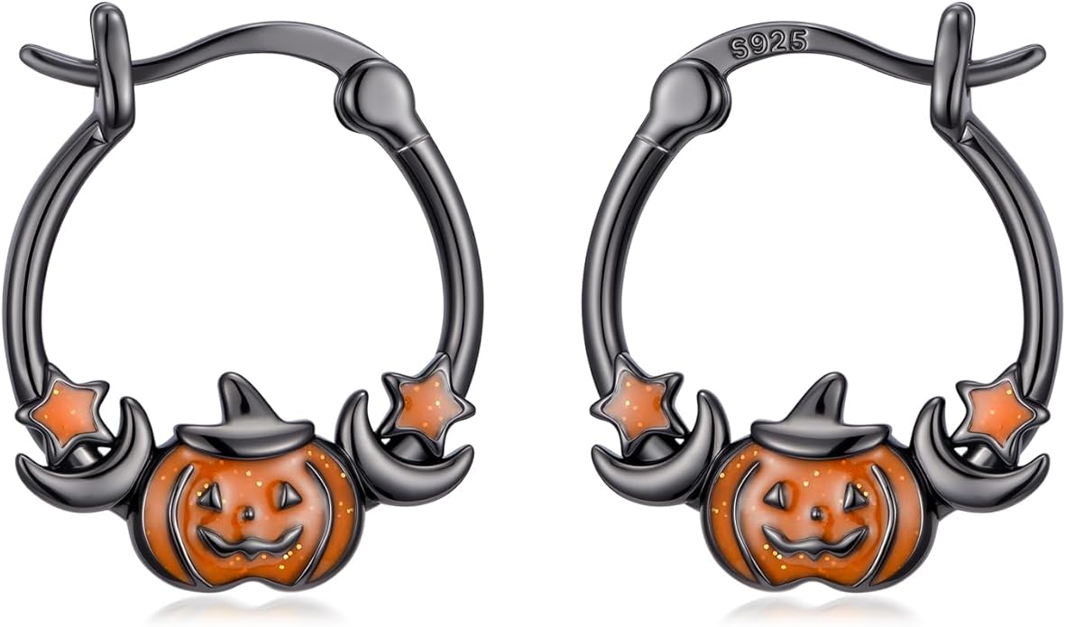JUSTKIDSTOY Hypoallergenic Panda/Unicorn/Hummingbird/Dolphin Hoop Earrings for Women 925 Sterling Silver Animal Huggie Hoop Earrings Jewelry Gifts for Sensitive Ears