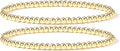 Elegance 11 designs 14K Gold Plated Bead Ball Bracelet Stretchable Elastic Gold Beaded Bracelets for Women
