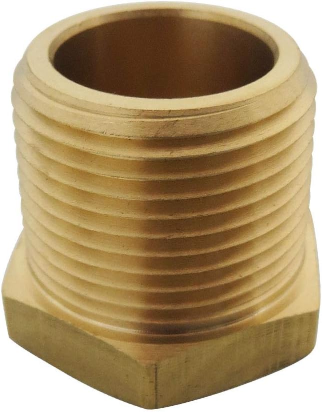 3/8" x 1/8" NPT Bushing Brass Reducer Adapter Reducing Pipe Fitting 5pcs - Image 5