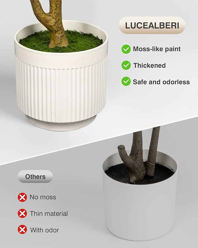 Artificial Olive Tree 5FT with Planter&Cotton Basket | Tall Faux Olive Trees - Image 5