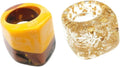 Multicolor Resin Chunky Rings for Women,Acrylic Plastic Rin Knuckle Finger Cute Trendy Aesthetic Y2k Statement Ring Vintage Simple Geometric Rings Jewelry