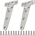 316 Stainless Steel T Hinges Marine Grade 6'' x 3" Heavy Duty Boat Hatch Hinge by Laorde
