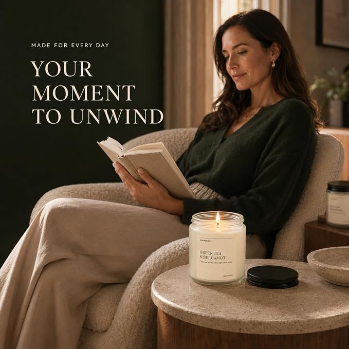 Scented Candles Gift Set for Women, 8 Pack Soy Wax Jar Candles | 28 oz Total - Image 7