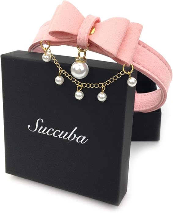 Bell Choker Collar Necklace Lolita Bow Collar Cat Kitty Velvet Necklace
