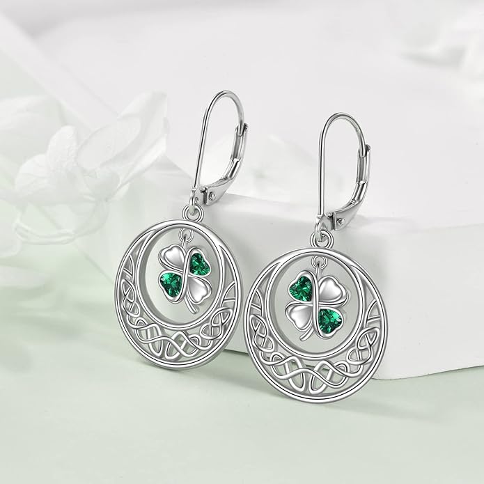 VONALA Flower Earrings for Women 925 Sterling Silver Rose/Lotus/Scottish Thistle/Tulip/Lilac/Mushroom/Pineapple Dangle Drop Earrings Flower Jewelry Gifts for Women Girls Birthday Gifts