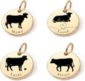 SM Design Mama Animal Charm Set – Set of 4 Stainless Steel Charms – Motherhood & Family Keepsake Jewelry Charmss