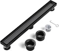 EXF Linear Shower Drain 30 Inch Matte Black by EXF
