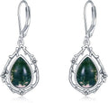 POPLYKE Celtic Filigree Teardrop Drop Dangle Earrings Sterling Silver Leverback Earrings Jewelry for Women