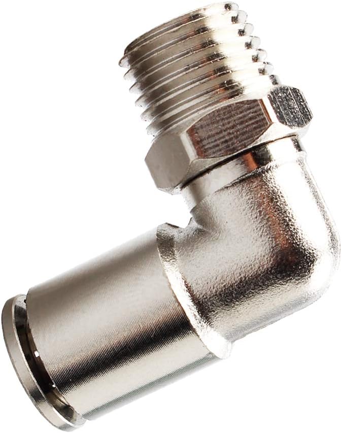Beduan Brass BPL Push to Connect Air Fittings Elbow 3/8" Tube OD x 3/8" NPT - Image 3