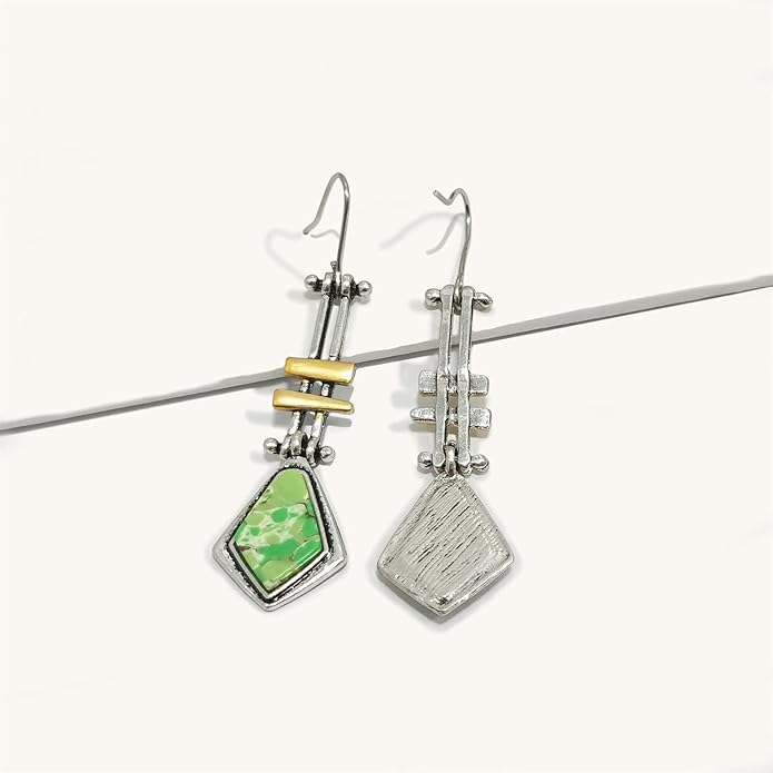 Silver Handmade Boho Earrings Dangle Earrings for Women