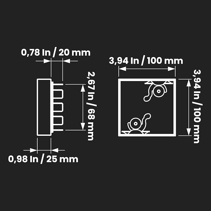 Repa Market 4 x 4 Inch Galvanized Steel Duct Access Door – Airtight Insulated - Image 2