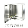 Electrical Enclosure 16x16x8, 304 Stainless Steel Enclosure IP66 Waterproof and by YcXingnon