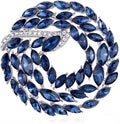 Brooch Pins for Women Girls Fashion Flower Crystal Rhinestone Pearl Jewelry