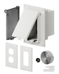 Recessed Outlet Box, DBVR1W-1 Low Profile Exterior Electrical Outlet Box by Magaliyo
