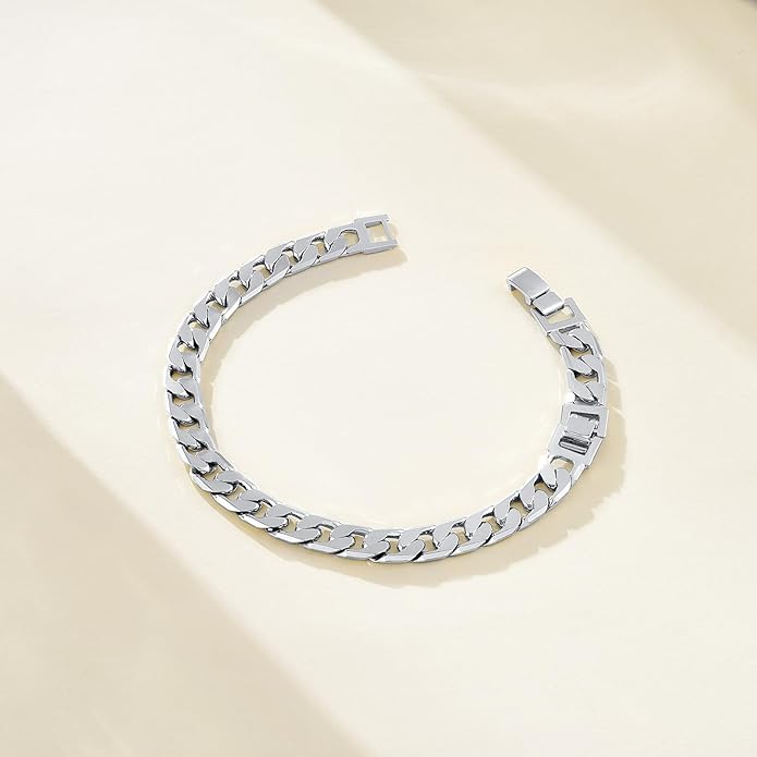 KissYan Gold Ankle Bracelets for Women, 14K Gold Anklets Chunky Cuban Link Chain Summer Beach Foot Jewelry Gifts for Women