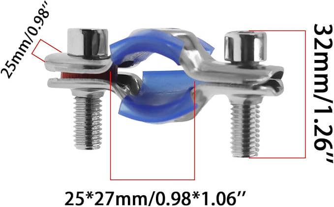 Adjustable Pipe Bracket Clamp, Heavy Duty Split Ring Hanger, TTZEZE SUS304 Wall - Image 2