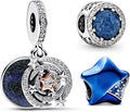Family Mom Heart Charms 925 Sterling Silver Bead for Bracelets and Necklaces For Women Jewelry Present
