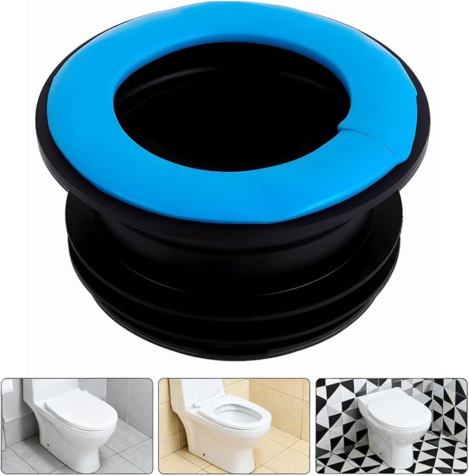 Toilet Rubber, Odor Proof Rubber Seal Drain Pipe Sealing Toilet Wax Replacement by WGFOIP