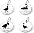 SM Design Mama Animal Charm Set – Set of 4 Stainless Steel Charms – Motherhood & Family Keepsake Jewelry Charmss