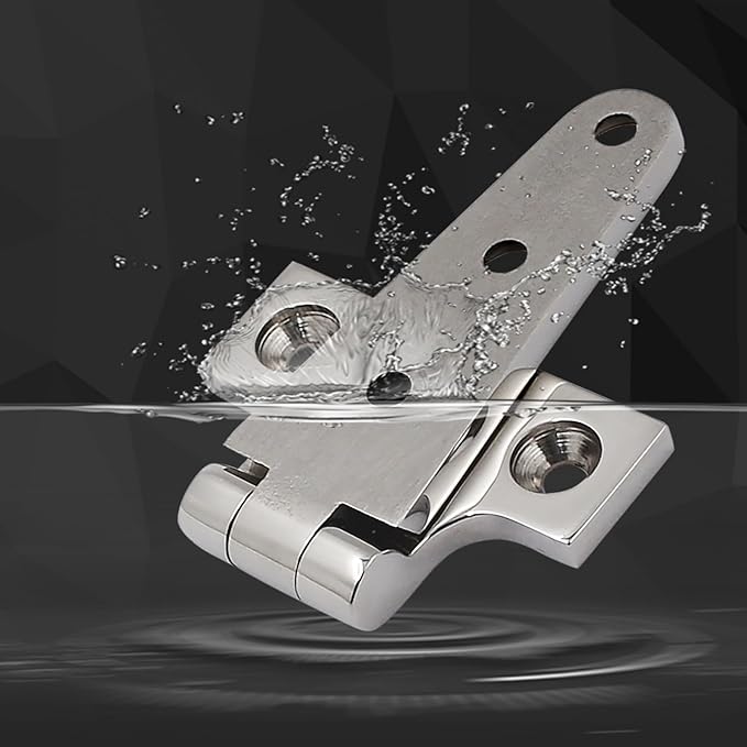 316 Stainless Steel T Hinges Marine Grade 4'' x 2" Heavy Duty Boat Hatch Hinge - Image 5