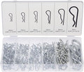 Neiko 50457A Cotter Pin Assortment Kit, 150 Piece Zinc Plated Steel Clips by NeikoTools
