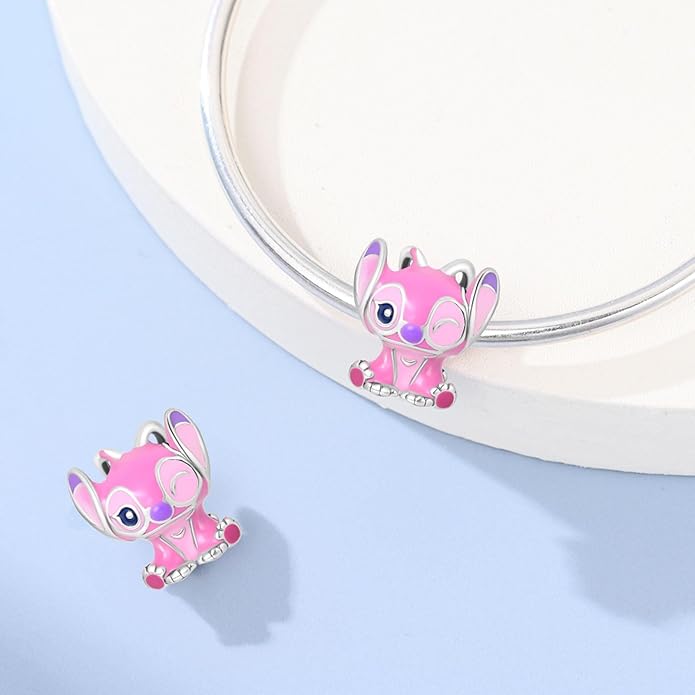 LIGHTDOG 925 Sterling Silver Charm fits Pandora Charm Bracelet Necklaces Pendant Bead Charms Jewelry Gift for Women Family Friends